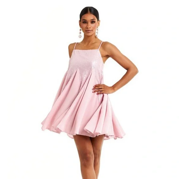 mestiza pink dress Sabrina Midi Dress 2 / ROSE VINES